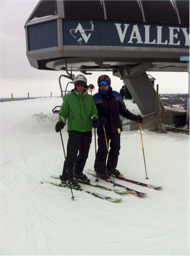 Powder Dogs had a great skiing Alpine Valley.